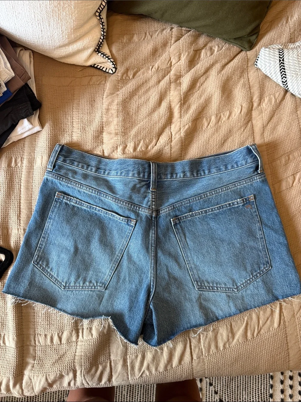 Madewell Light Blue Denim Cutoff Shorts